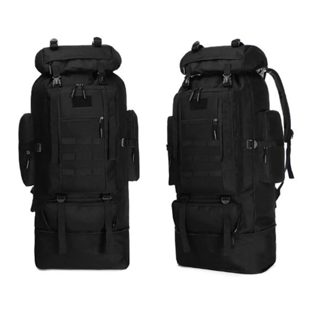 100L Waterproof Tactical Military Hiking Camping Traveling Outdoor Backpack Bag With high strength buckles, smooth and heavy-duty zippers, super reliable and durable