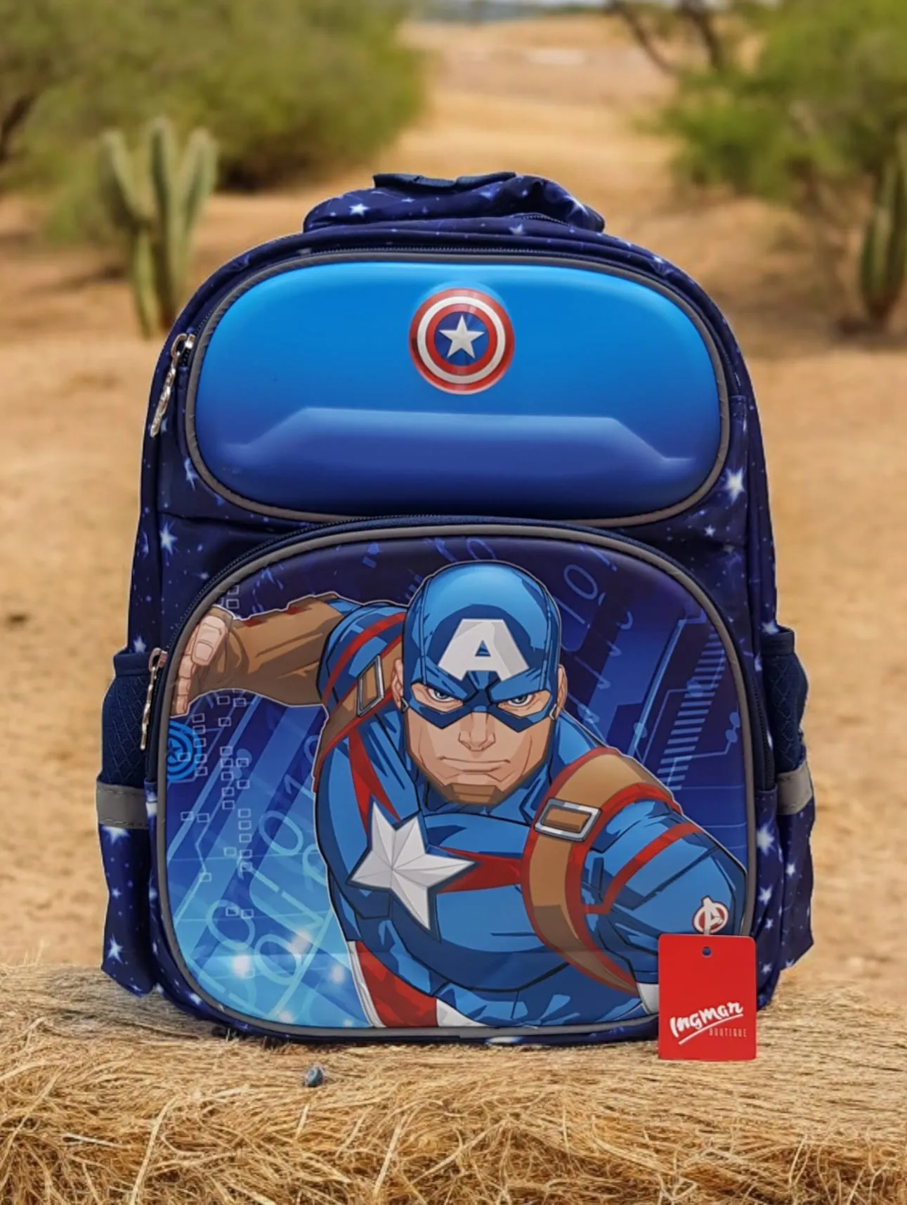 15* Inches Premium Avengers Trolley School Bag