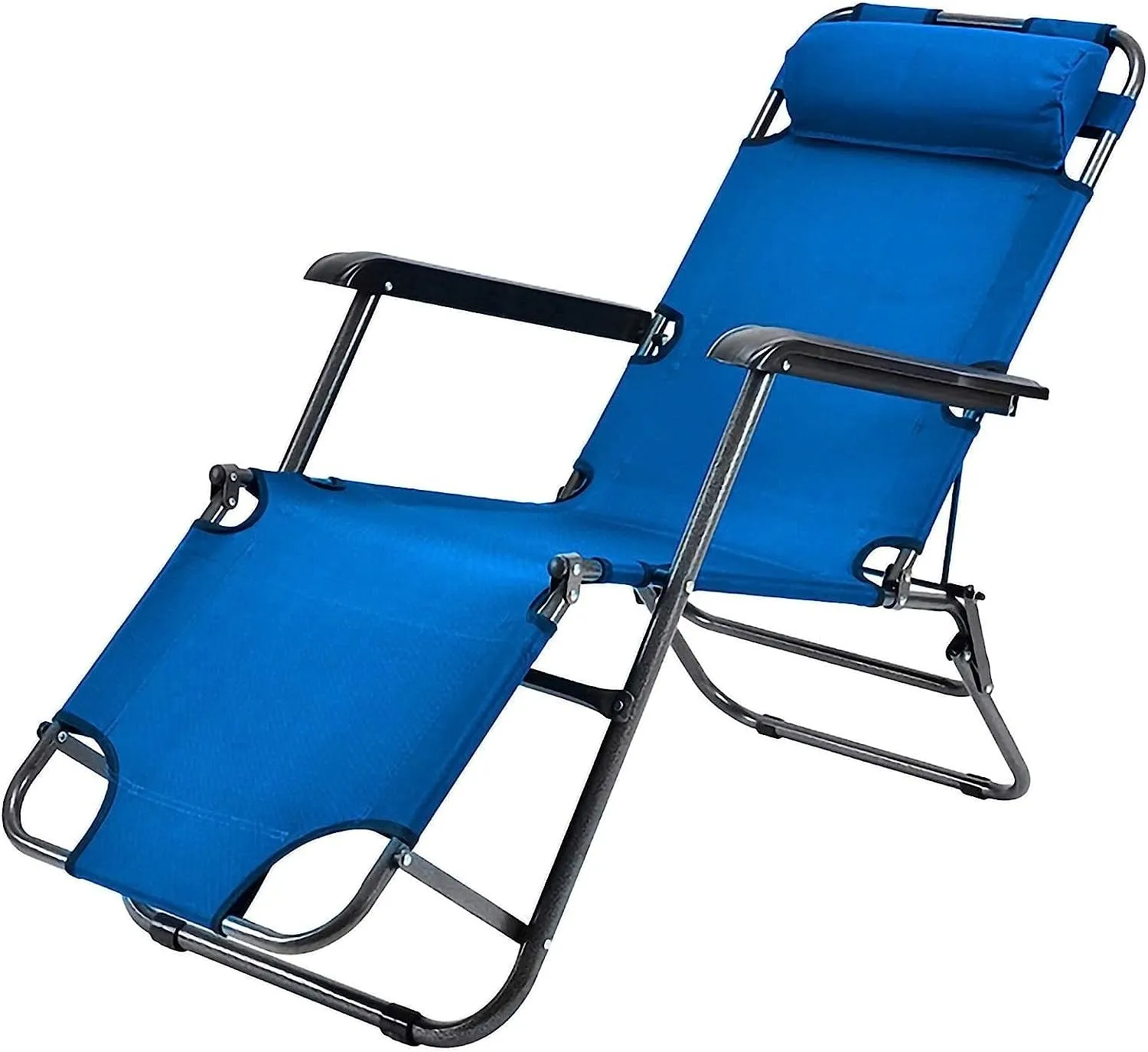 2-in-1 Beach Lounge Chair & Camping Chair