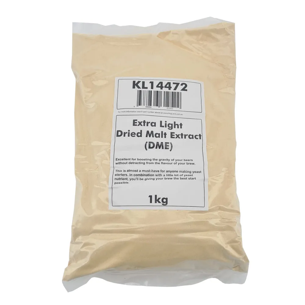 20kg Carton - Extra Light Dried Malt Extract (DME) - (1kg Bags)