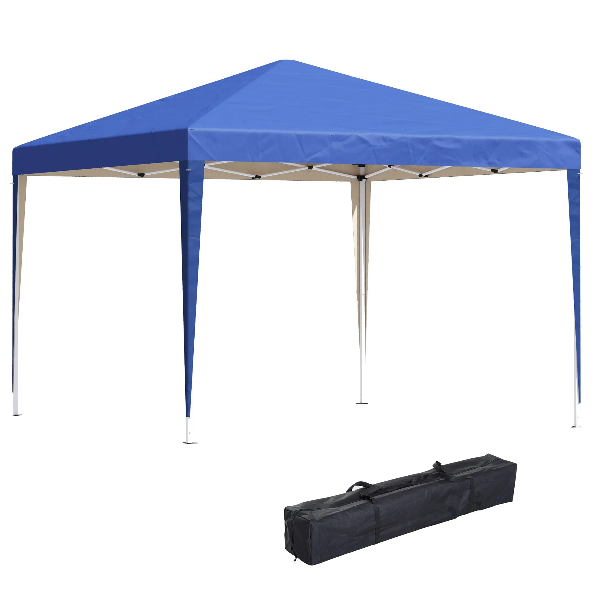 3 x 3M Garden Pop Up Gazebo Marquee Party Tent Wedding Canopy (Blue)   Carrying Bag