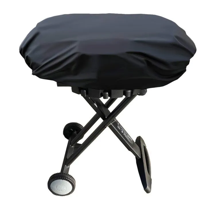 600D Portable BBQ Grill Waterproof and Dustproof Protective Cover (Black)