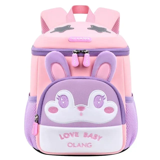 Adorable Tutu Bunny Design Kindergarten Backpack for Kids