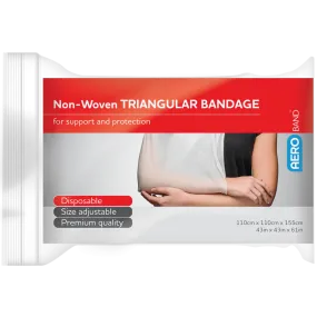 AEROBAND Non-Woven Triangular Bandage 110 x 110 x 155cm Bag/10