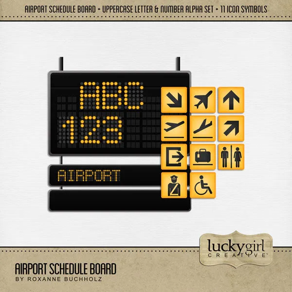 Airport Digital Scrapbook Bundle