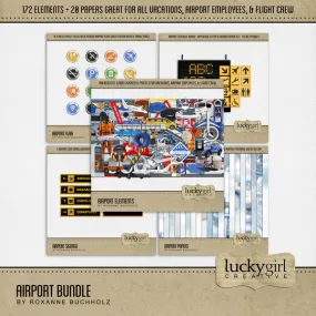 Airport Digital Scrapbook Bundle