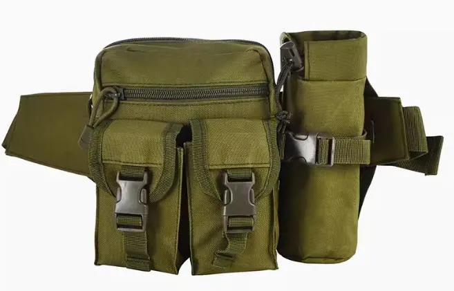 Airsoft Tactical Military Multi-Purpose Outdoor Hiking Cycling Sports Water Bottle Waist Bag 5 Colours ATB006