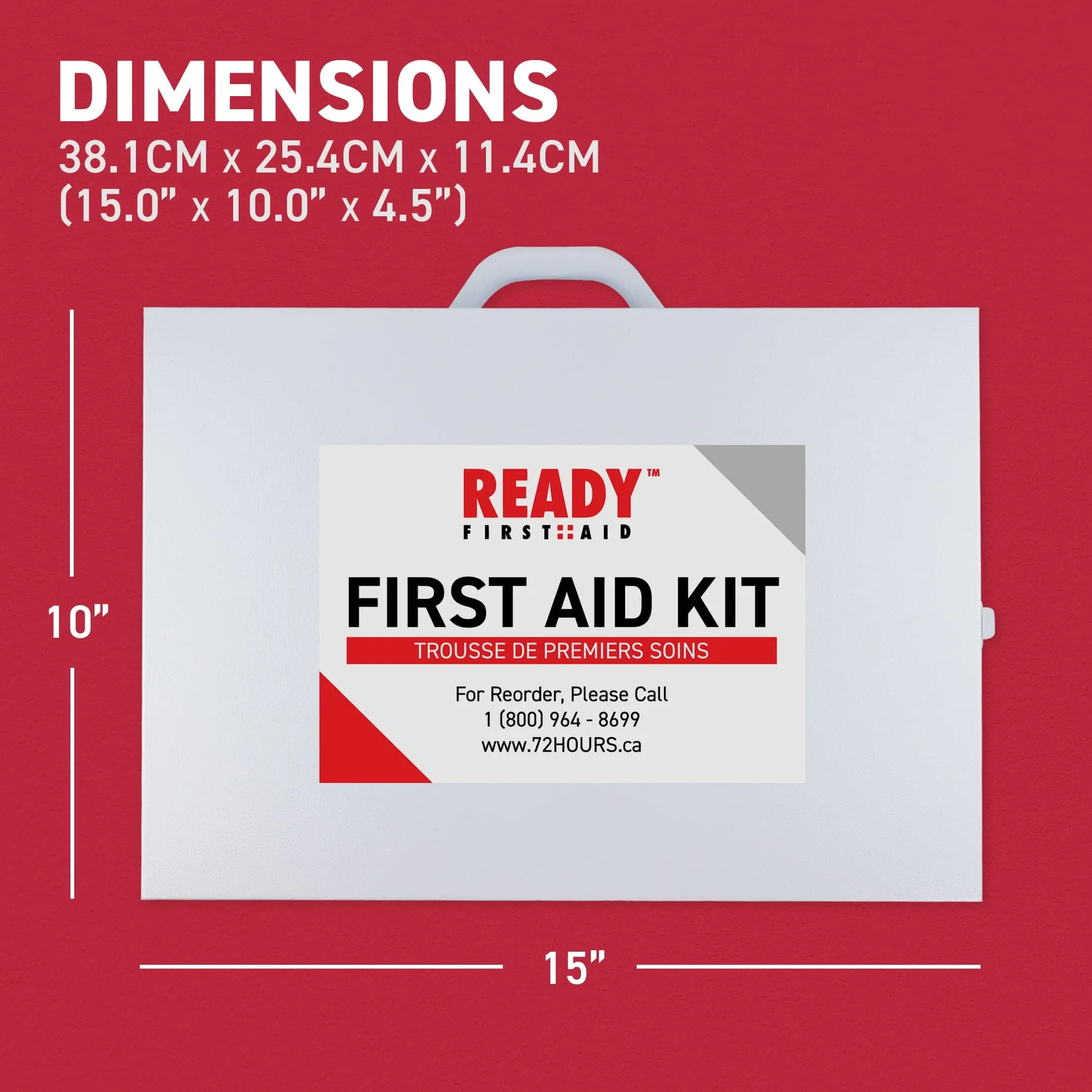 Alberta Number 1 First Aid Kit with Metal Cabinet