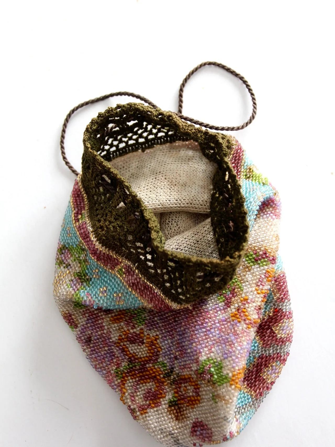 antique beaded handbag