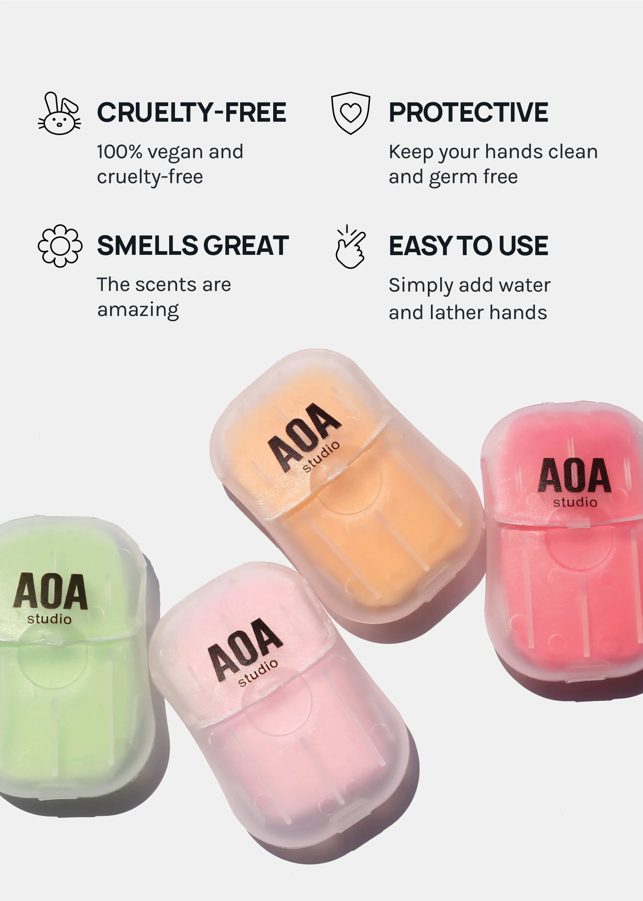 AOA Hand Soap Sheets - Rose