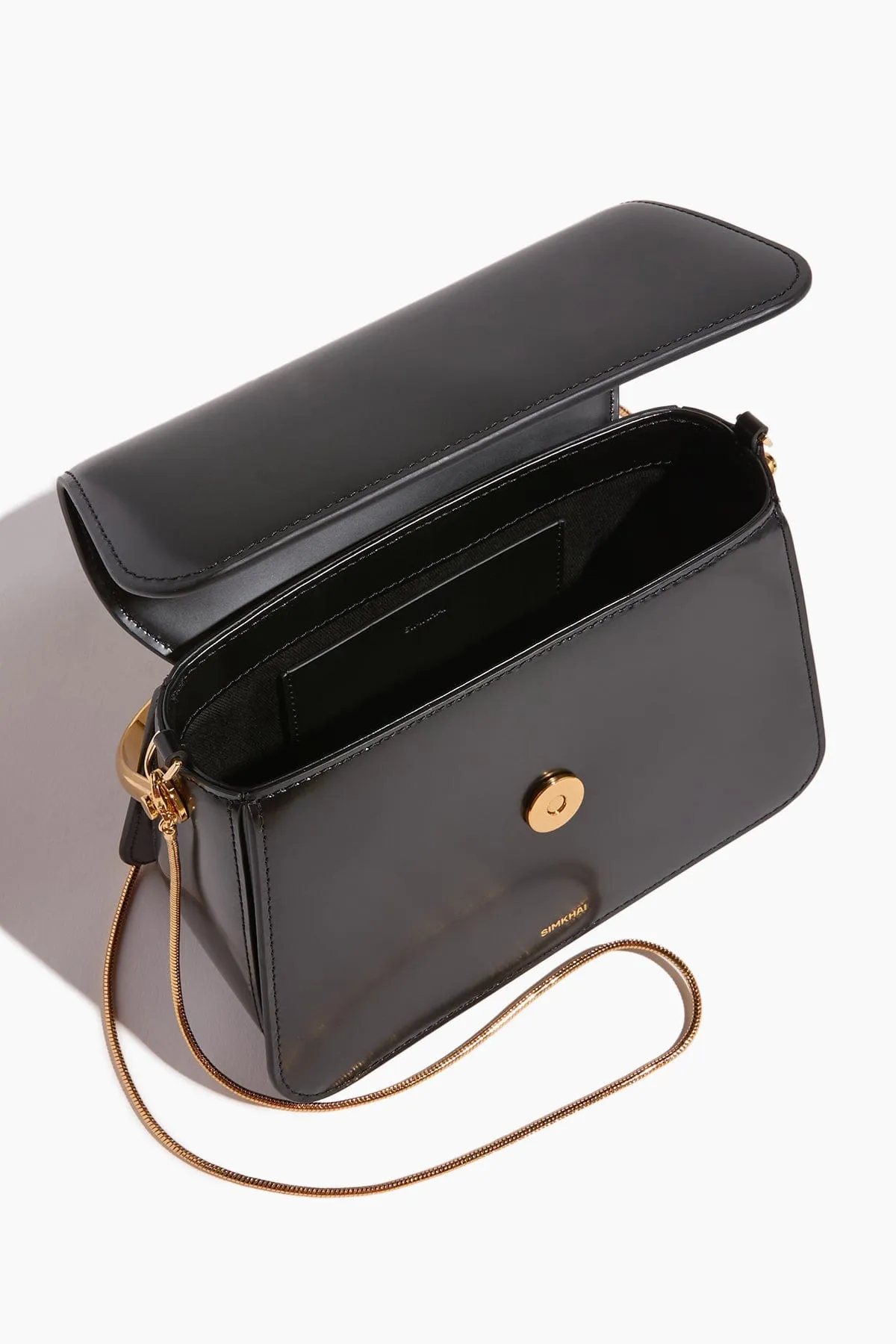 Aria Leather Mini Bag in Black