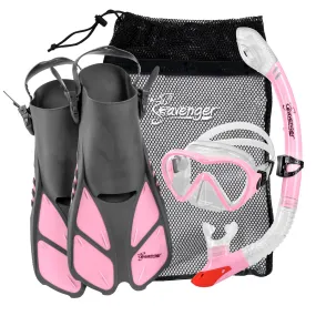 Aviator Snorkel Set - Bubblegum Pink