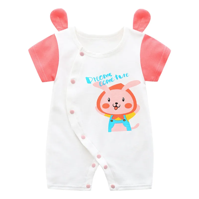 Baby Siamese Cotton 2 Months Newborn Male Short Sleeve