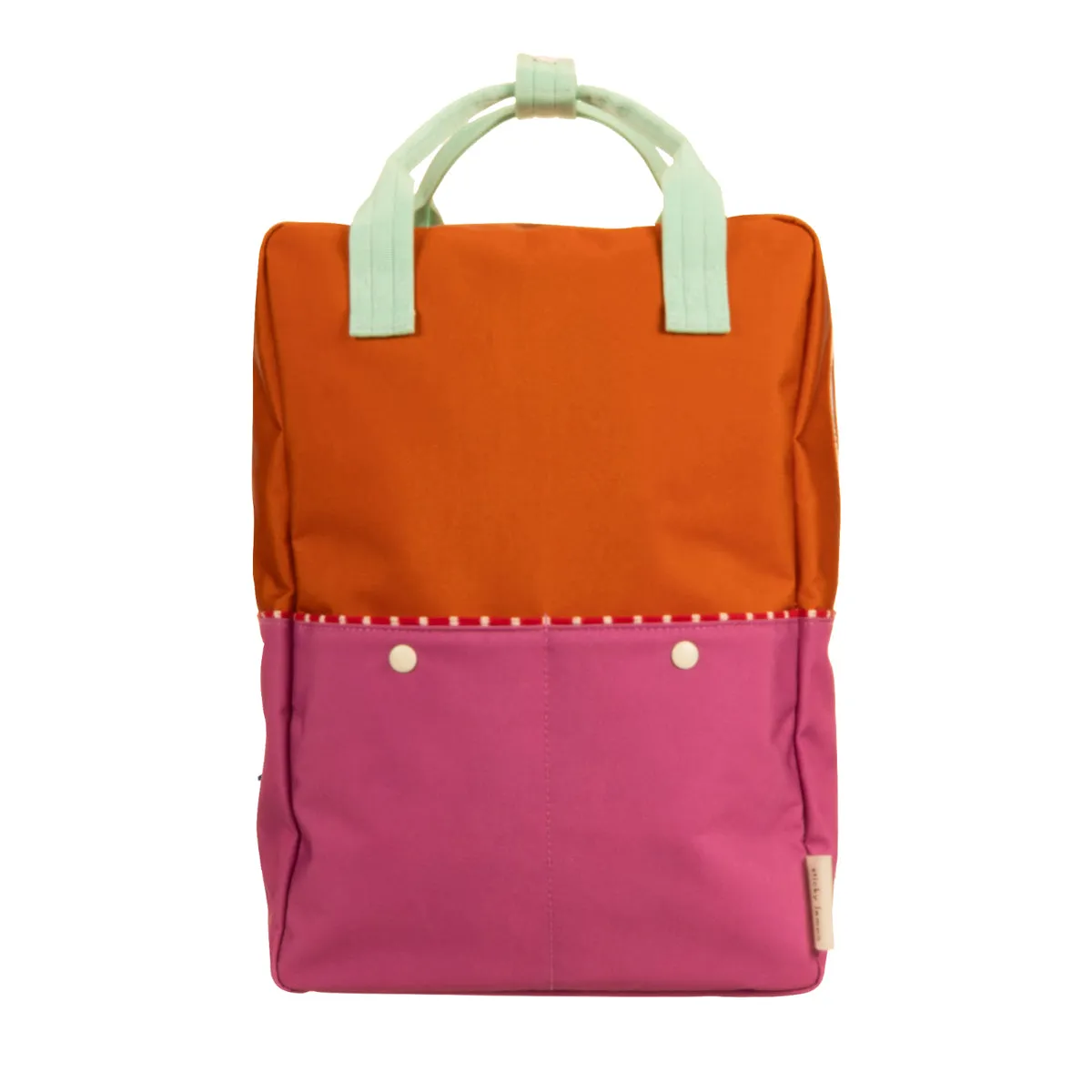 Backpack Large • Better Together • Colourblocking • Gravel Orange   Rosette Pink