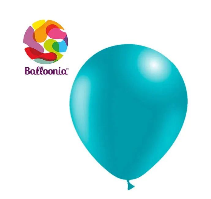 Balloonia 12" Balloon Pastel Latex Turqouise 50CT