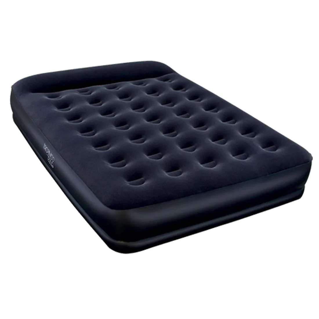 Bestway Premium Restaira Inflatable Queen Flocked Air Bed Mattress w/ Air Pump