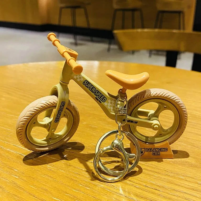 Bicycle Keychain With Bagcharm (Select From Drop Down)