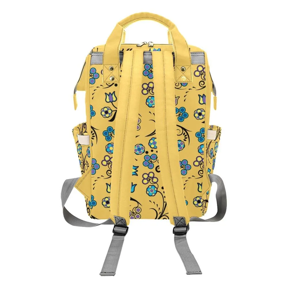 Blue Trio Tuscan Multi-Function Diaper Backpack/Diaper Bag