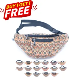 BUY 1 GET 1 FREE: Cork women's waist bag BAGD-447