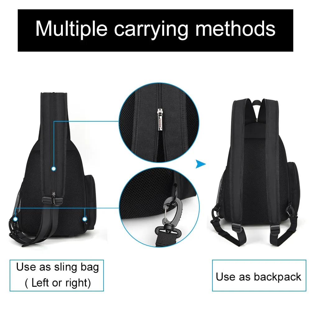 CADeN DSLR Camera Backpack for Nikon Sony Canon Photography Equipment Shockproof Water-resistant Shoulder Bag for Outdoor Travel