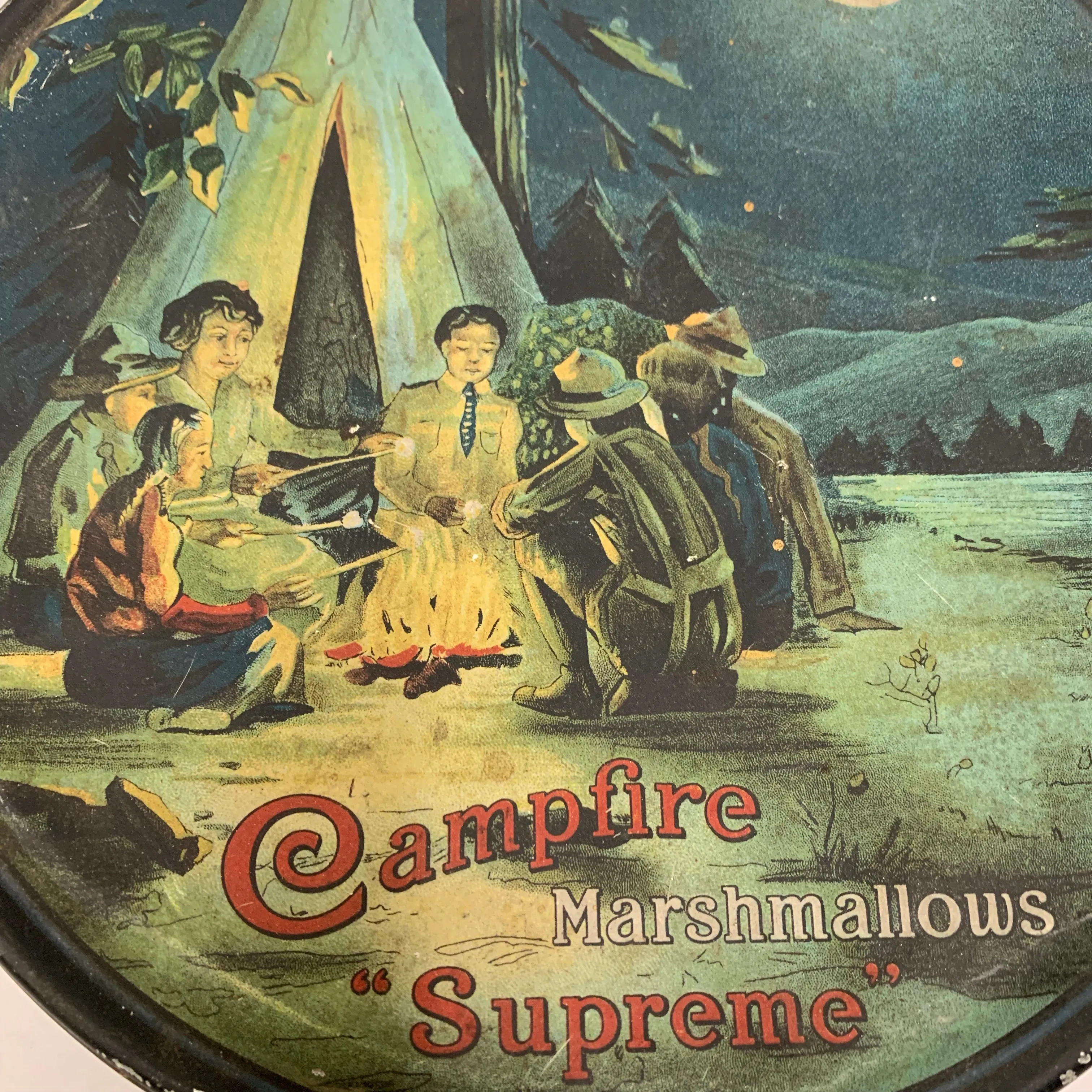 CAMPFIRE MARSHMALLOWS "Supreme" Tin Packaging || Camping, Boy Scouts