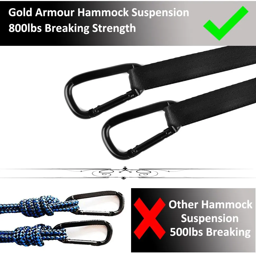 Camping Hammock (Purple Camouflage) - Gold Armour