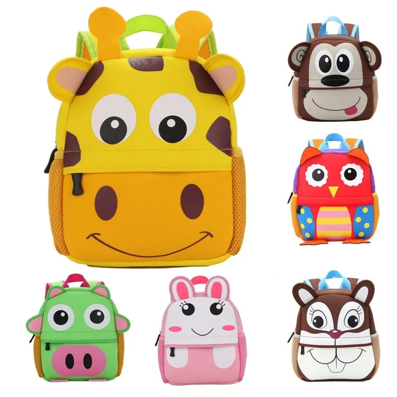 Cartoon Children's Backpack 30 Animals!