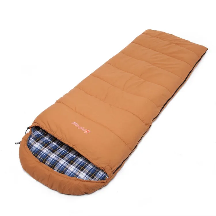 CHANODUG FX-8309 Camping Warm Envelop Style Sleeping Bag(Khaki)