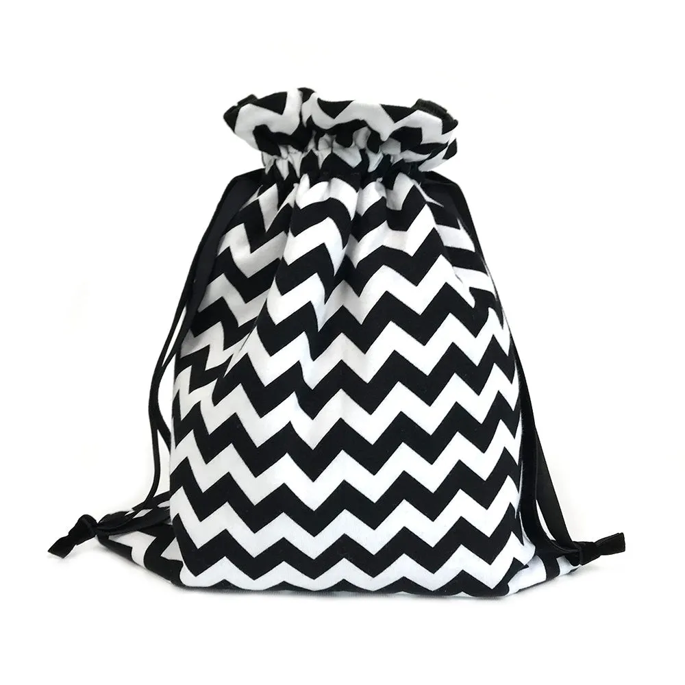 Chevron Black Tote