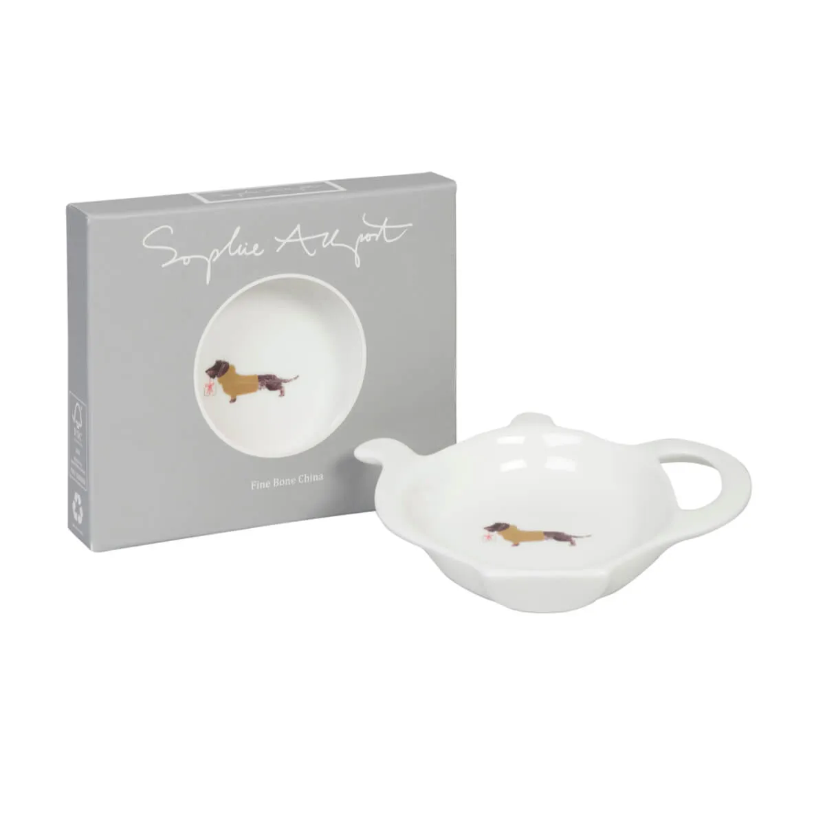 Christmas Dogs Tea Bag Tidy