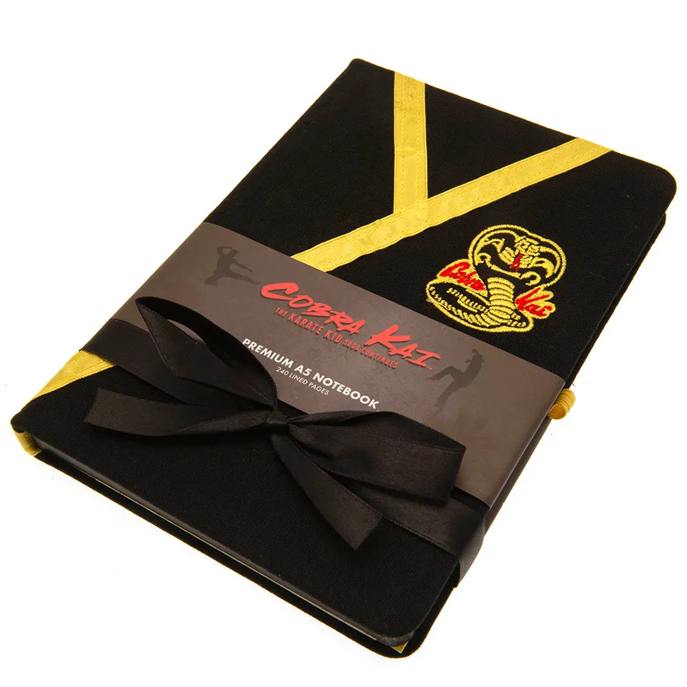 Cobra Kai Premium Notebook - A5 Hardback with Embroidered Logo