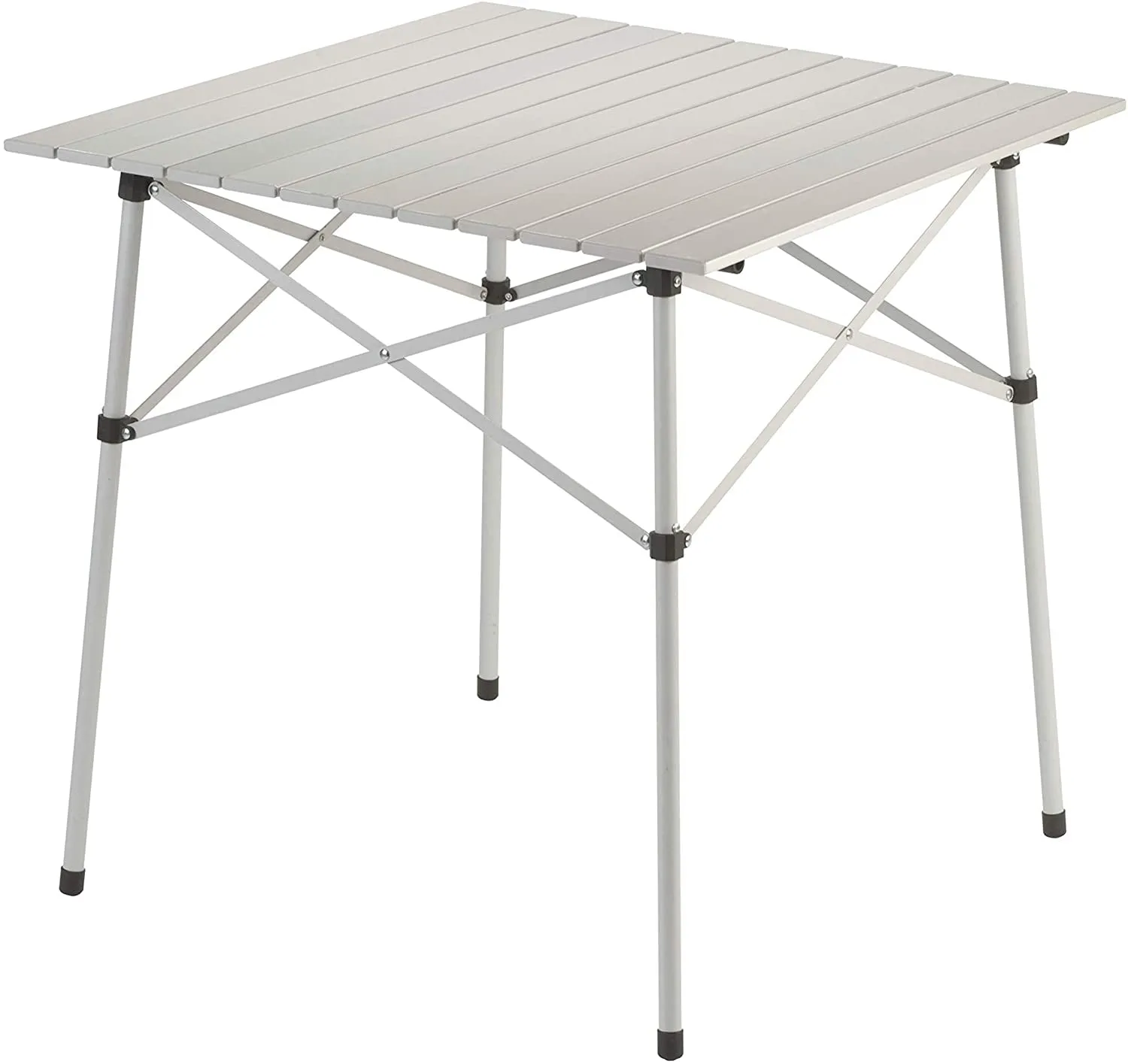 Coleman Outdoor Folding Table | Ultra Compact Aluminum Camping Table, White