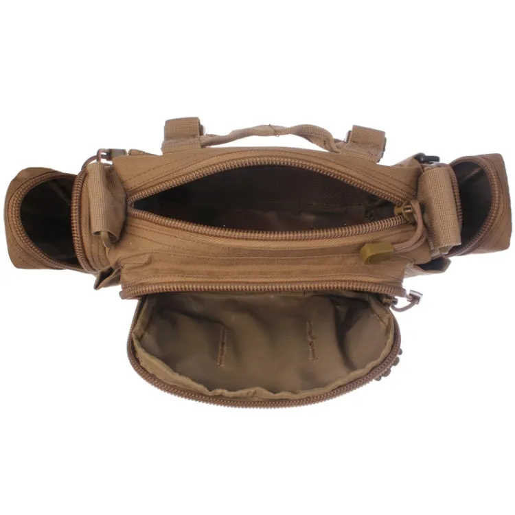 Collectable 3P Utility Waist Bag Pack Hand Pouch Pack with Long Strap(Khaki)