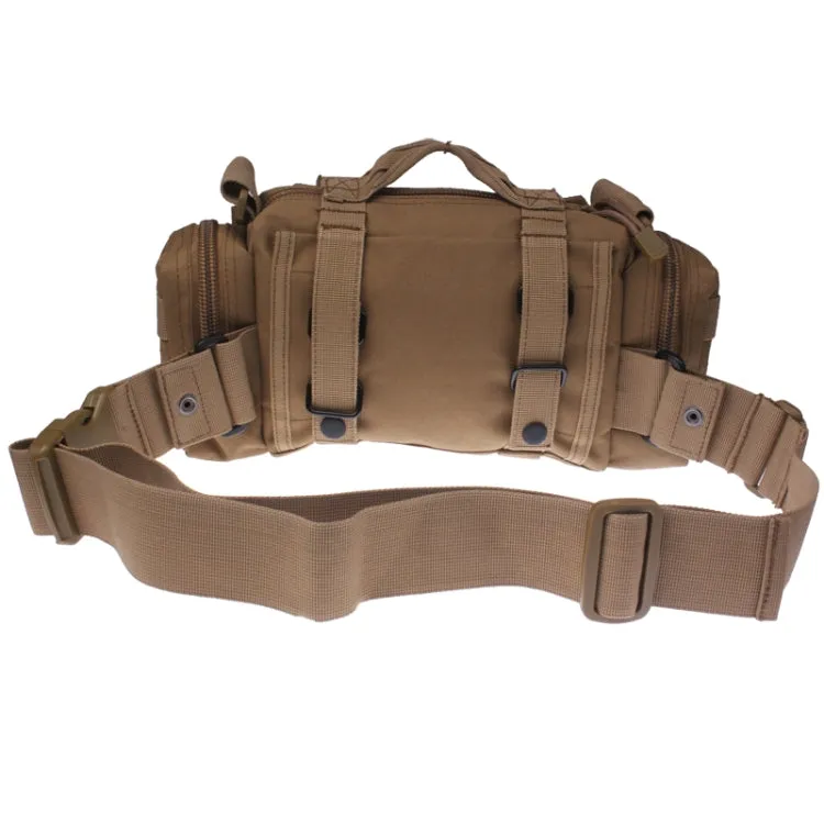 Collectable 3P Utility Waist Bag Pack Hand Pouch Pack with Long Strap(Khaki)