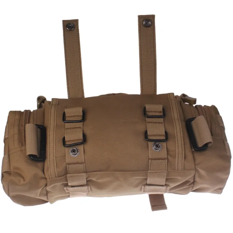 Collectable 3P Utility Waist Bag Pack Hand Pouch Pack with Long Strap(Khaki)