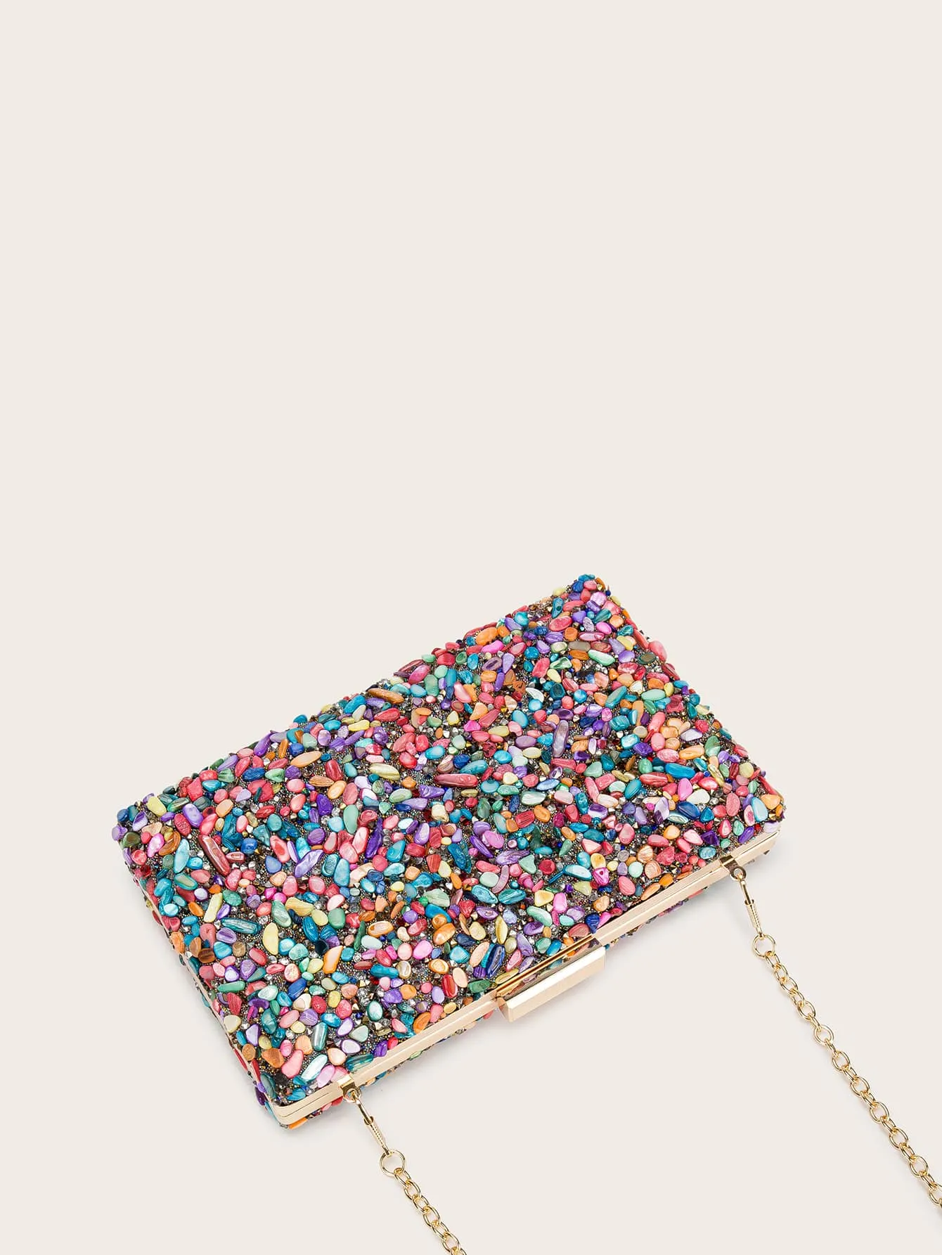 Colorful Box Clutch Bag