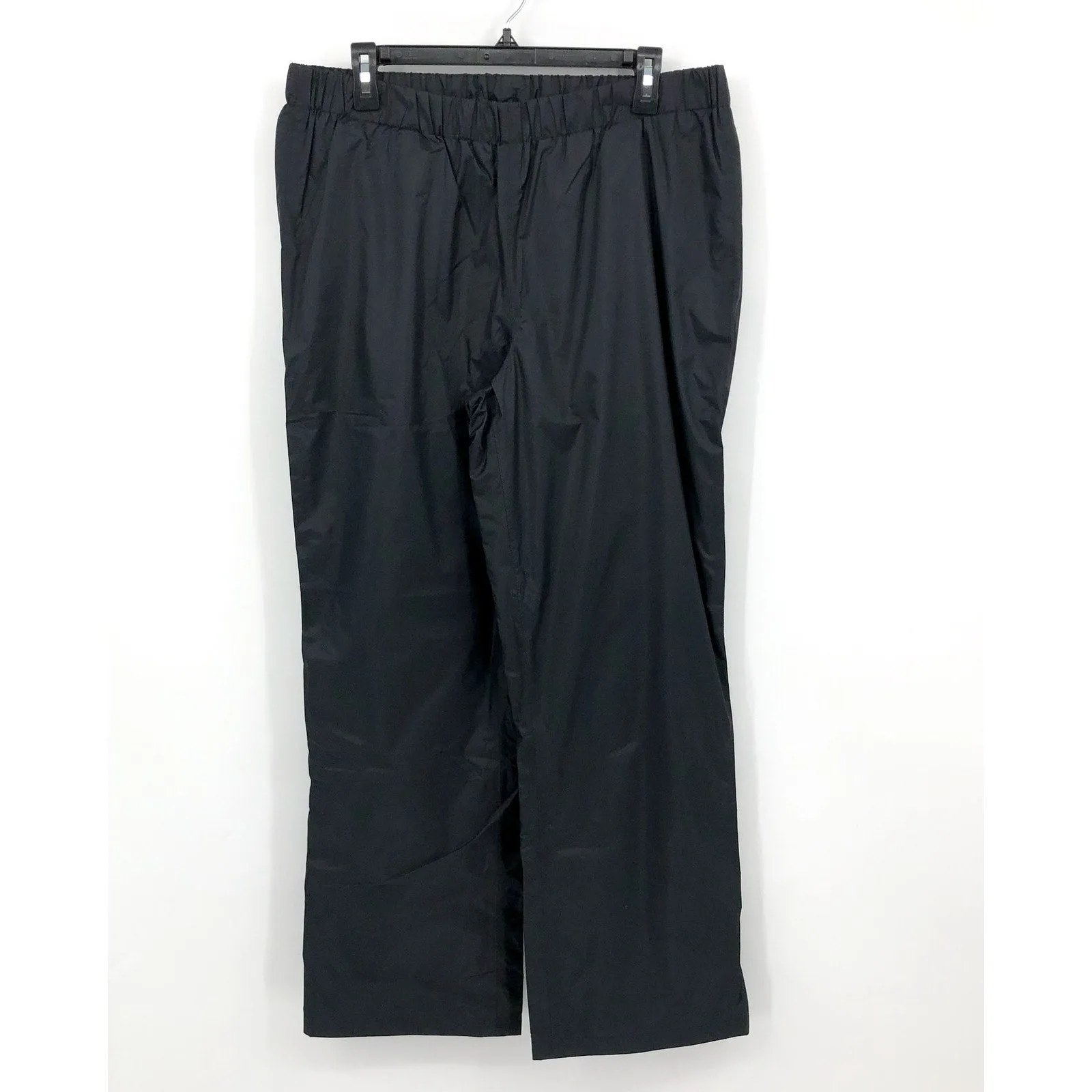 COLUMBIA Women's Storm Surge II Rain Pants Large Black Waterproof Omni Tech