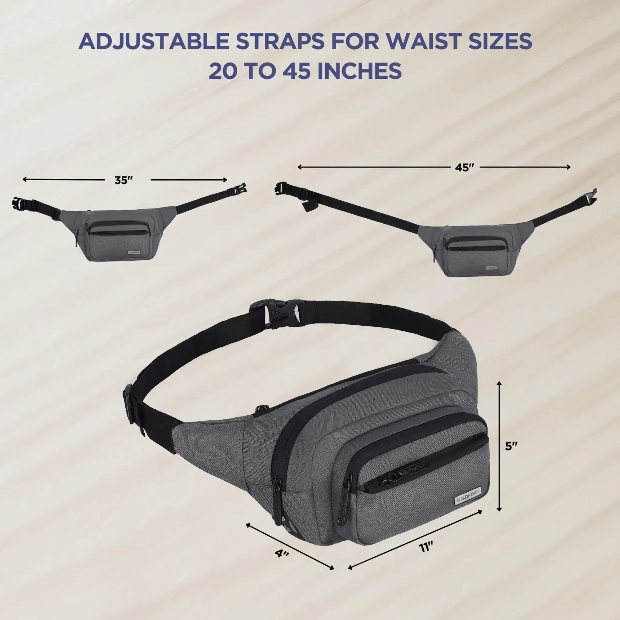 CORTLAND Waist Bag for Men Women