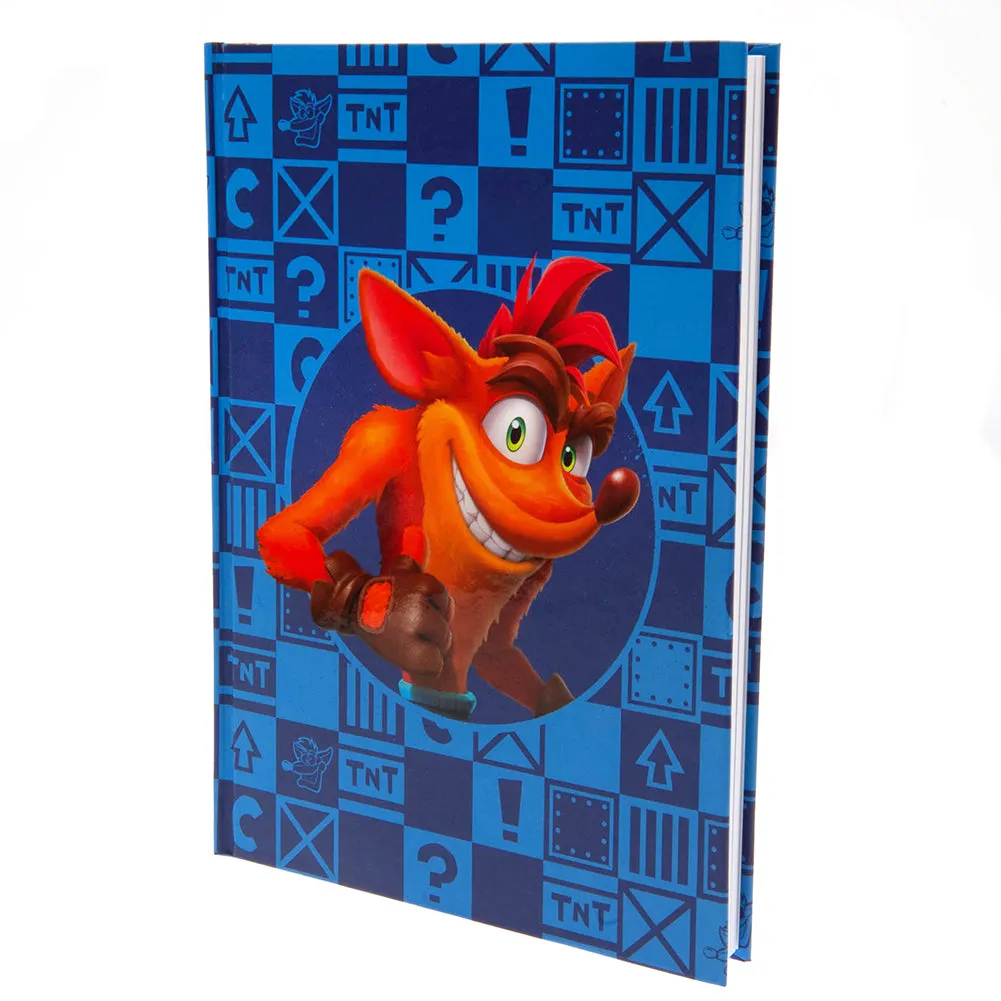 Crash Bandicoot Premium Notebook - A5 Hardback Edition