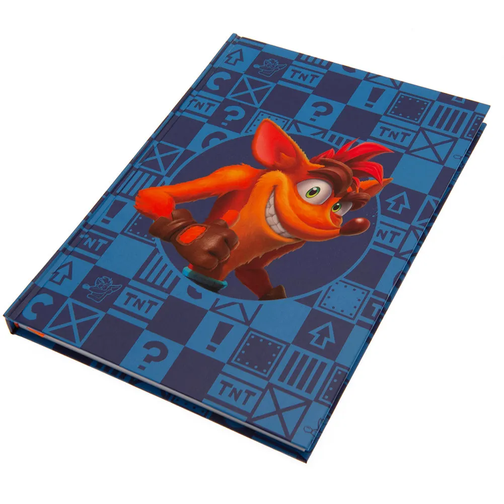 Crash Bandicoot Premium Notebook - A5 Hardback Edition