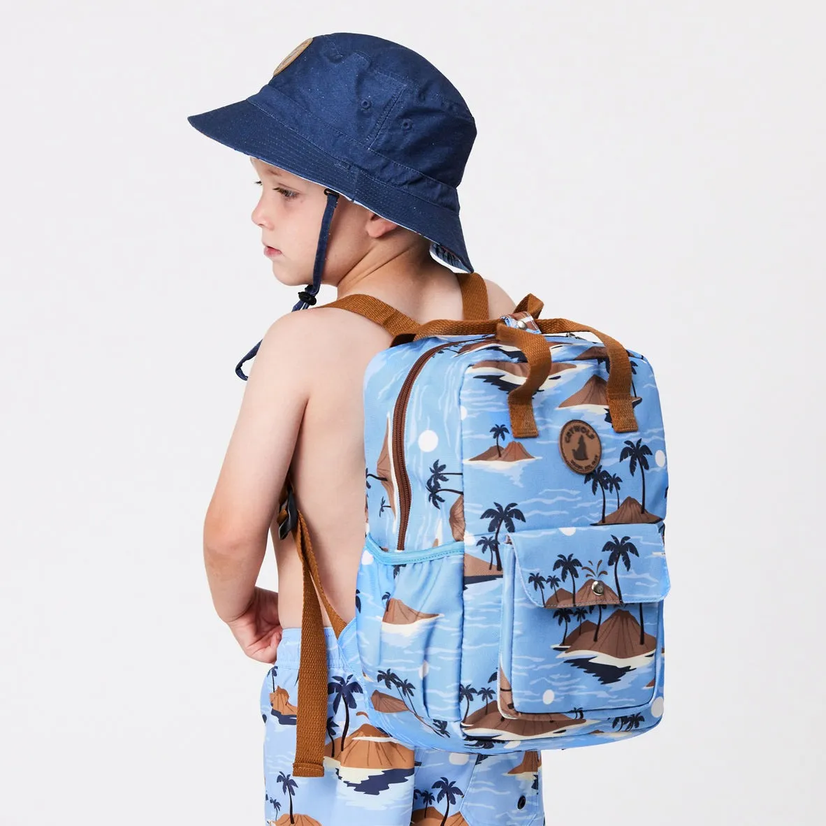 Crywolf Mini Backpack - Blue Lost Island