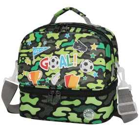 CUBS FOOTBALL GREEN CAMO HARD TOP LUNCH BAG