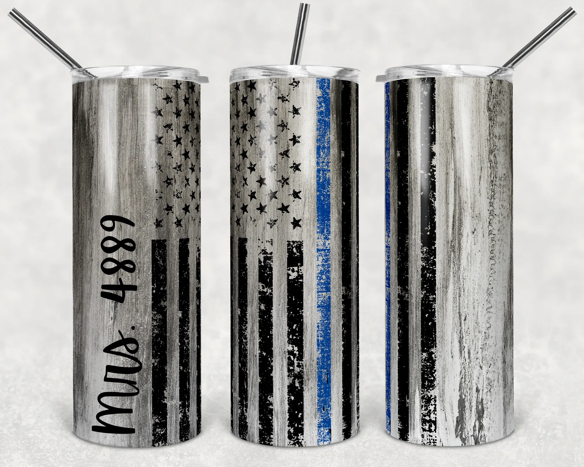 Custom Thin Blue Line 20oz Tumbler