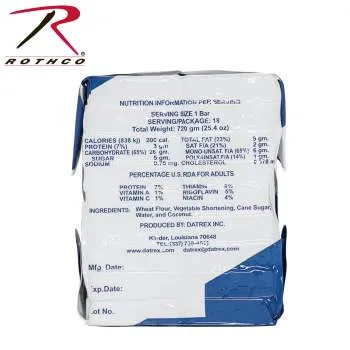 Datrex Blue 3600 Calorie Emergency Food Ration