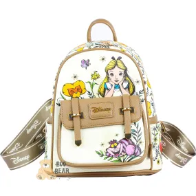 Disney Alice and Wonderland Leather Backpack - $85 - BooBear