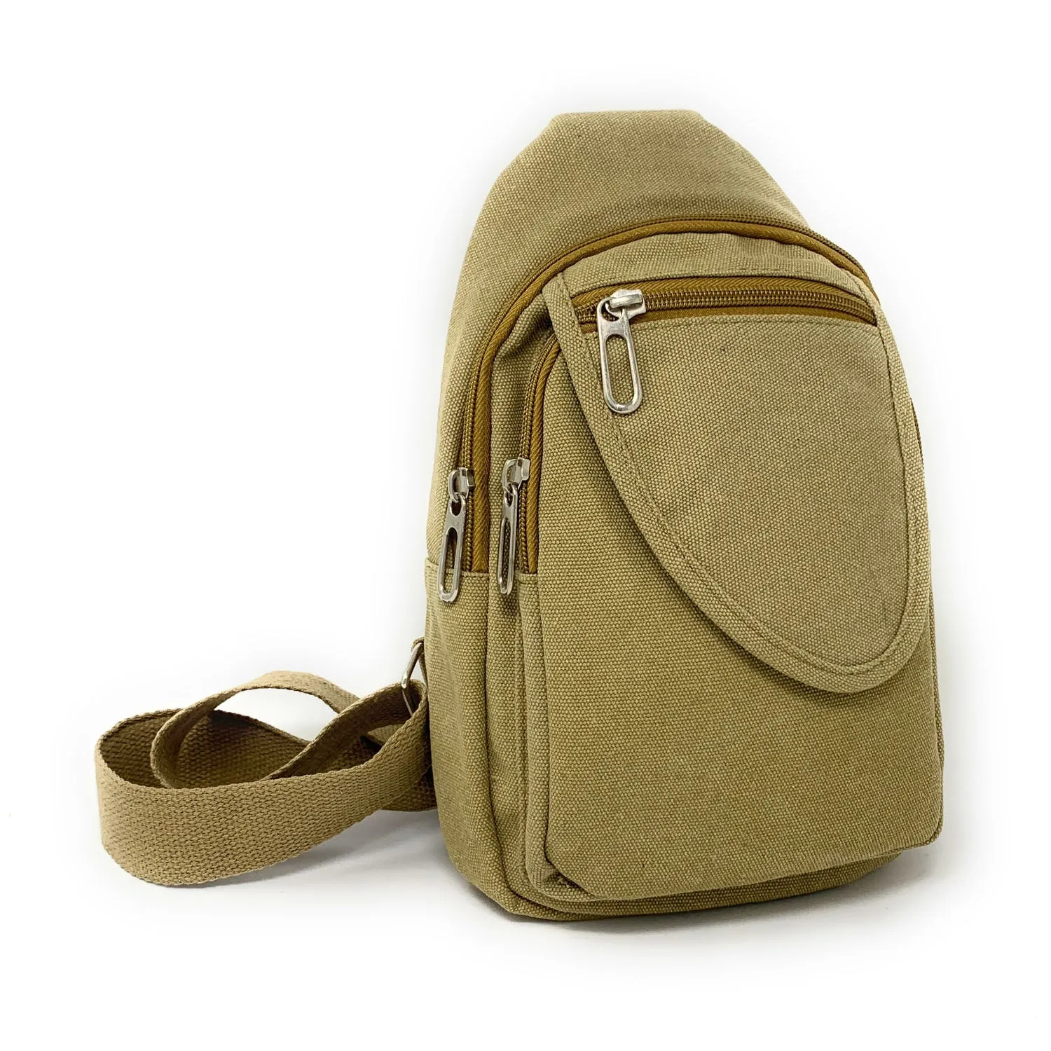 Empire Cove Canvas Cotton Crossbody Sling Bag Backpack Chest Shoulder Bag