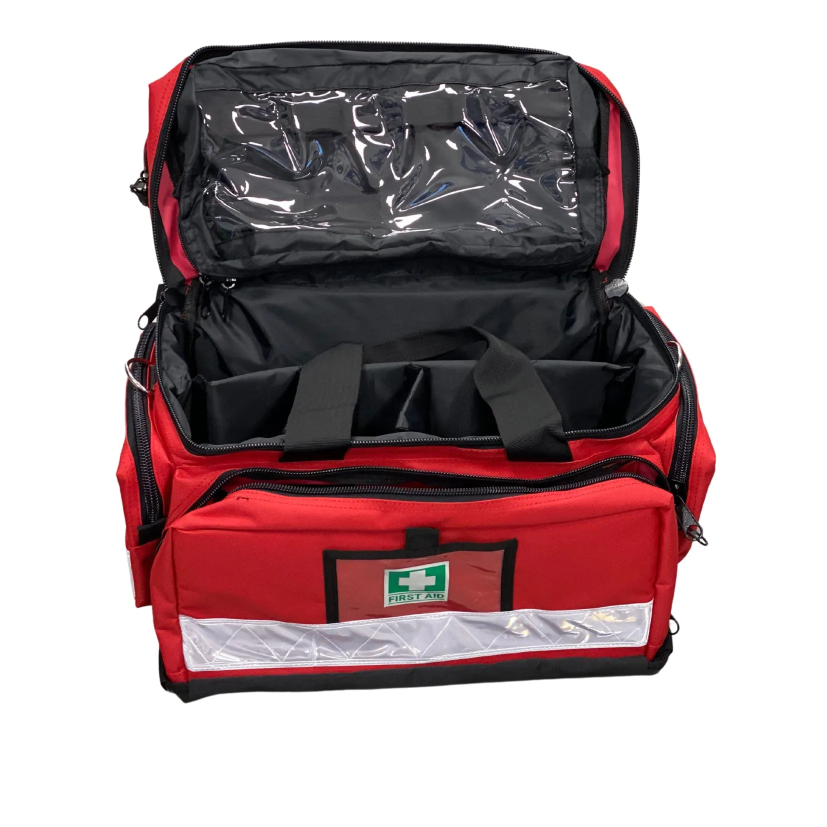 Empty First Aid Trauma Bag - Red (1)