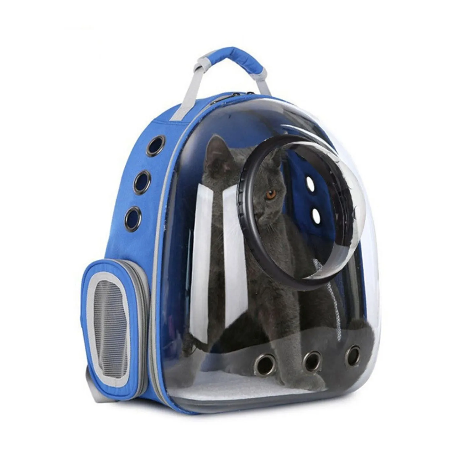 Expandable Waterproof Pet Backpack with Transparent Cover