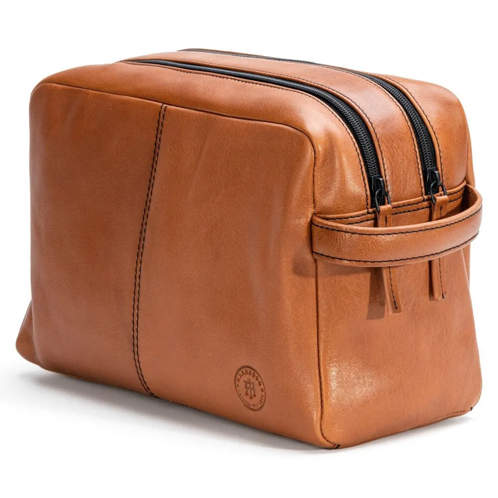 Farmhood Toiletry Bag, Cognac