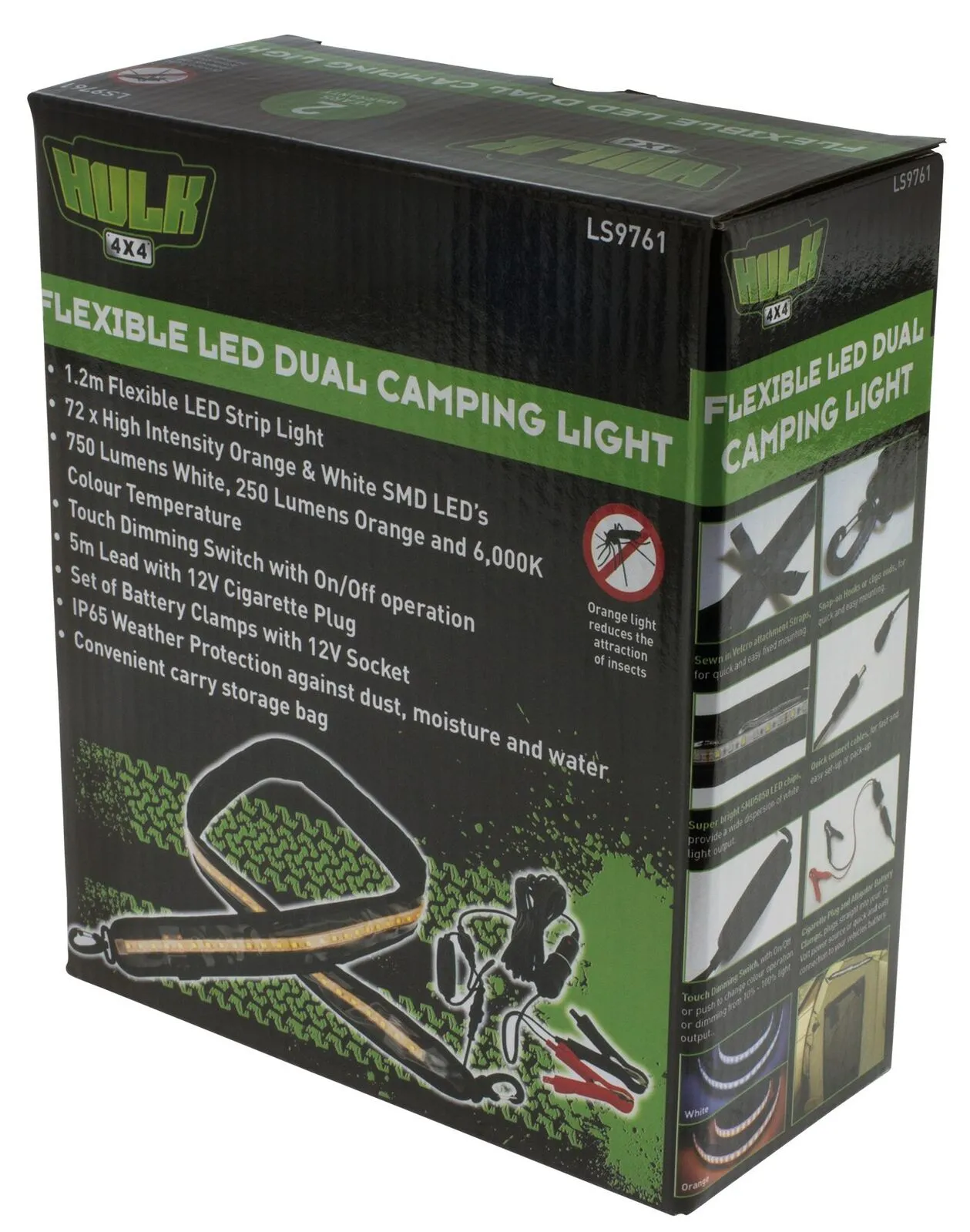 Flexible LED Camping Strip Lamp - White Illumination